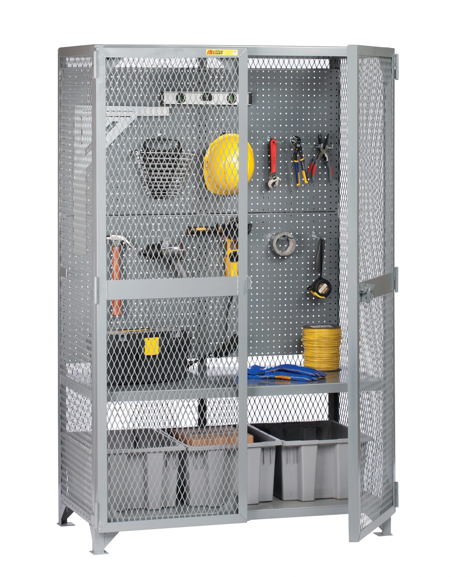 Little Giant Tool Storage Locker with Pegboard or Louvered Panel
