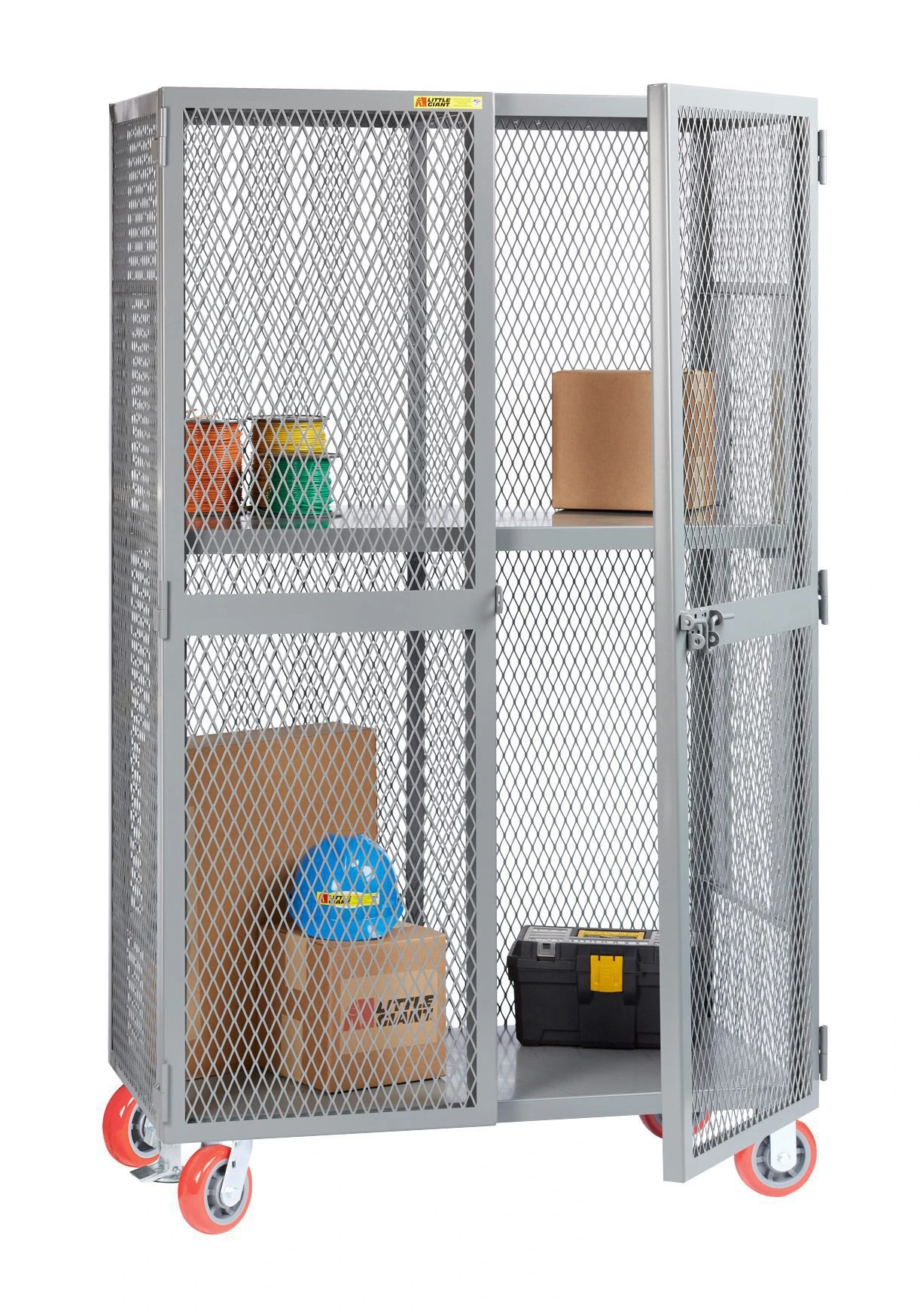 Little Giant All-Welded Mobile Storage Lockers - LG-SLN-3048-6PYFL