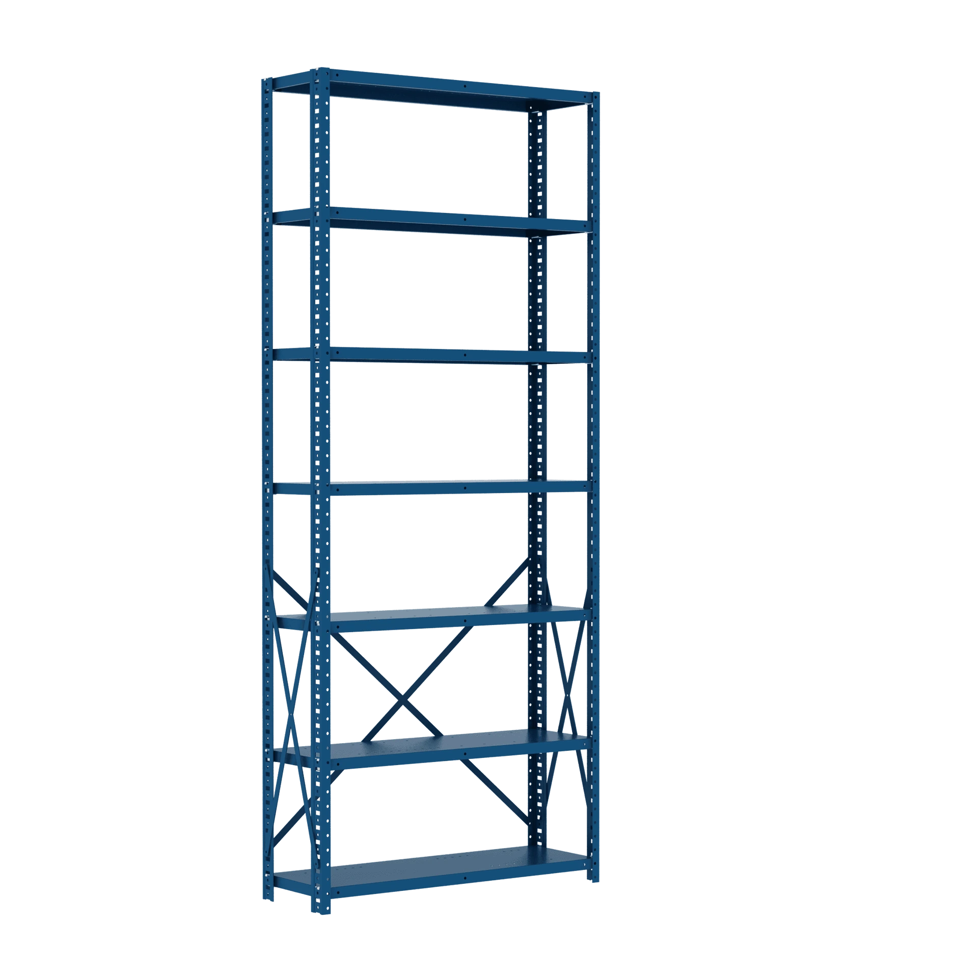 Borroughs Box Edge Open 7 Shelves Adder Unit