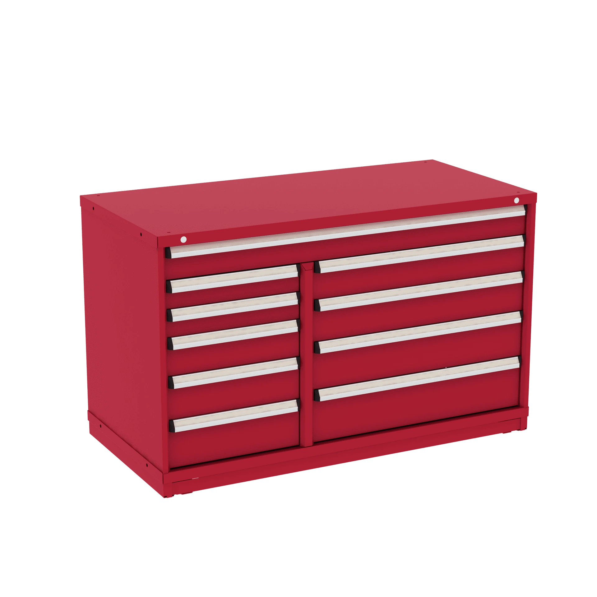 Borroughs Fork Truck Base Combination Cabinet 10 Drawers