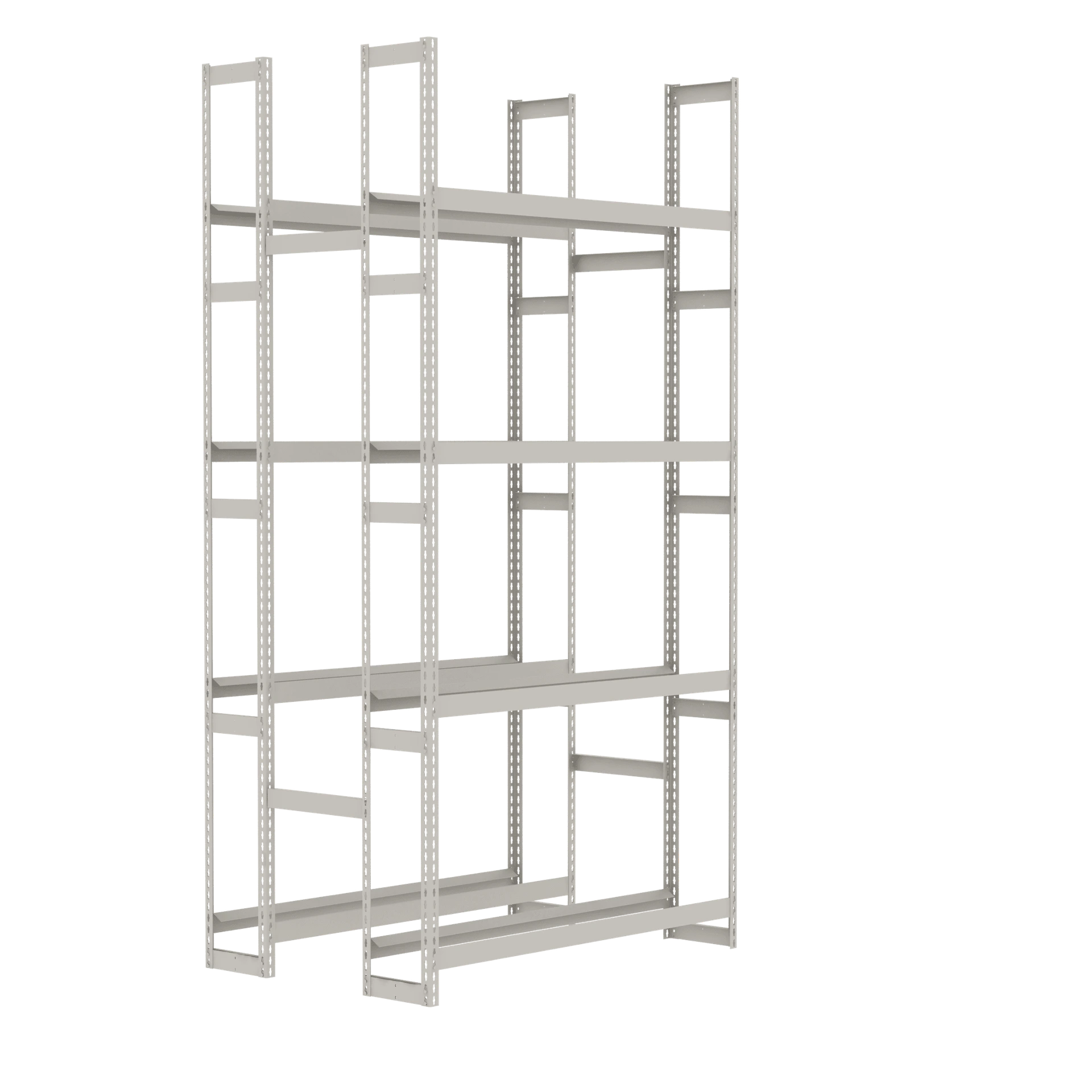 Borroughs Rivet-Span Double Entry 4 Level Tire Rack Starter Unit - BO