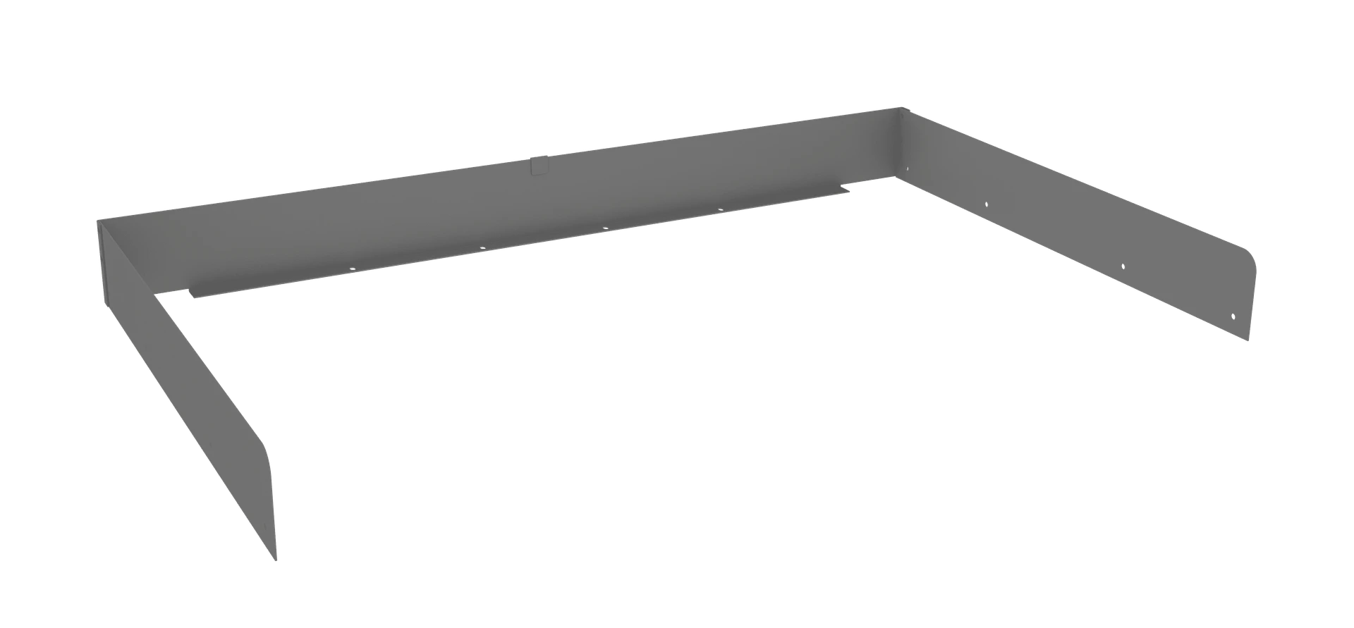 Side and Back Rail Kit for Workbench Medium Grey