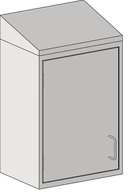Eagle MHC Wall Cabinet,Lh Slope Top
