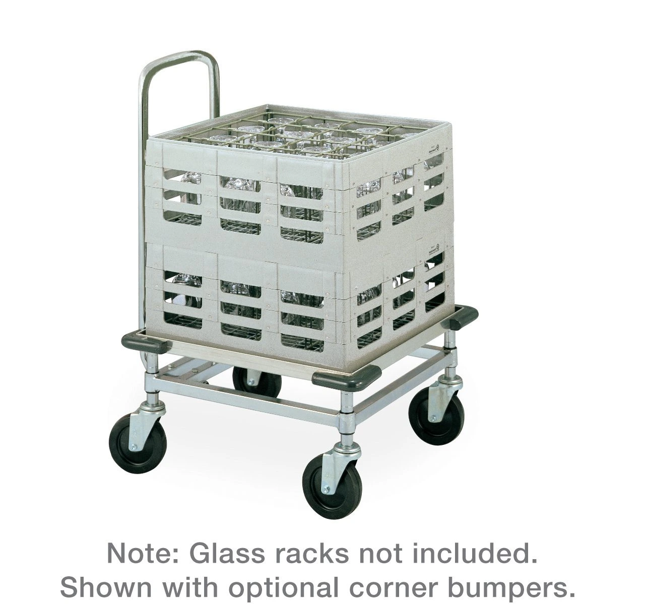 Metro DH2121C Cup & Glass Rack Dolly with Handle