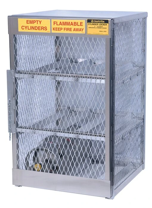 Justrite Cylinder Locker 6 Horizontal