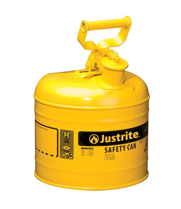 Justrite Can, Safety, Type 1, 2G Yel