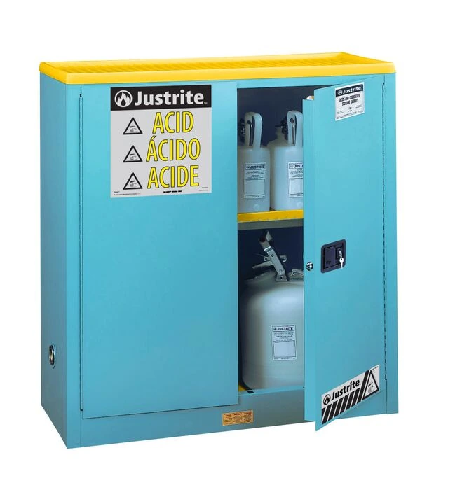 Justrite Cabinet Acid Sfty 30G Man Blu